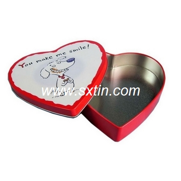 Heart-shaped tin DB002